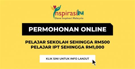 Bantuan persediakan ke ipt rm1,000 (pelajar ipt). Semakan Status Dana Inspirasi Malaysia (Inspirasiku ...