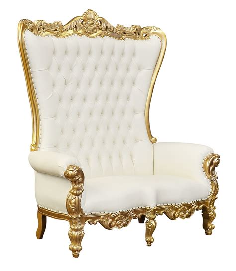 Throne Chair Lazarus Double King Chair Silver Frame Upholstered In