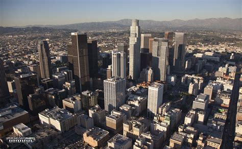 Downtown Los Angeles Aerial View 5dmk230162 Aerial View Flickr