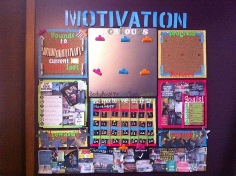 Great Idea~ Create A Motivation Board To Help You Reach Your Goals I