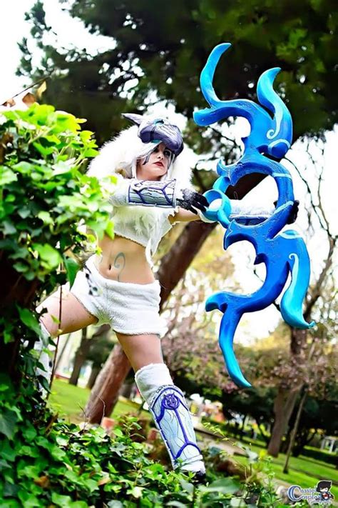 kindred lamb cosplay  league  legends  marcellinecosplay