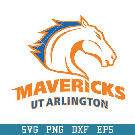 Texas Arlington Mavericks Logo Svg Texas Arlington Maverick Inspire