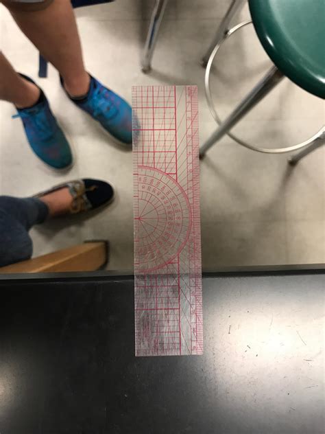Ruler Can Hang ~75 Off A Table Due To I Think Static Friction