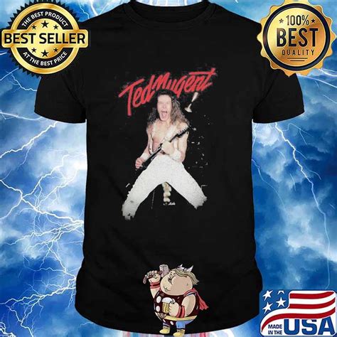 Ted Nugent Playing Guitar Shirt Hoodie Sweater Long Sleeve And Tank Top