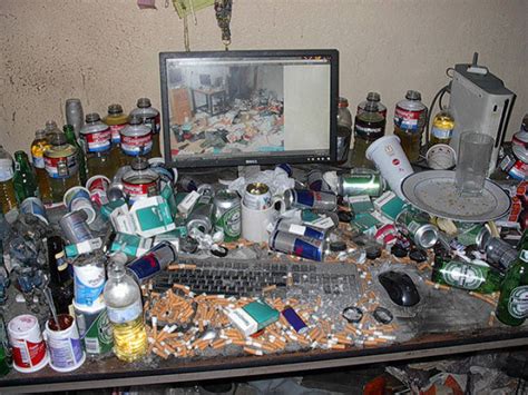 Are These The Messiest Home Offices Ever Trash Covered Desks Will Make