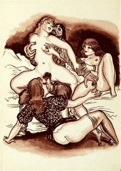 Nude and erotic art Szekély Alexander 5 erotic scenes