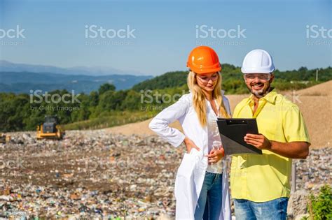 Inspector At Landfill Stock Photo Download Image Now Examining