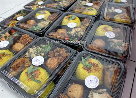 wirda cakes and culinary nasi kuning box