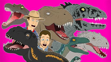 Entire Jurassic World The Musical Animated Song Series Youtube
