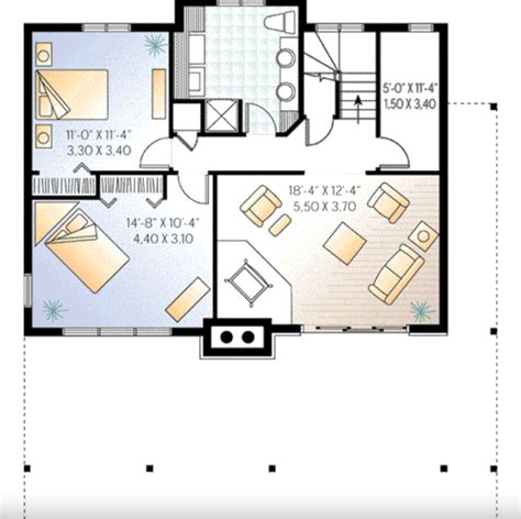 Open Concept Modern Cabin Floor Plans Houseplans Blog