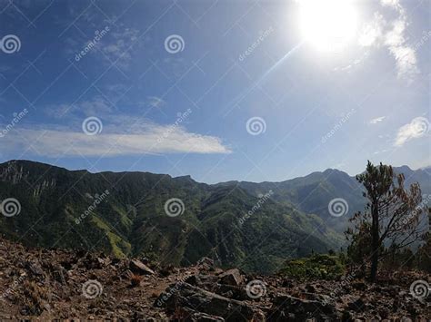 The 14th Highest Mountain In Sri Lanka Wangedigala Stock Image