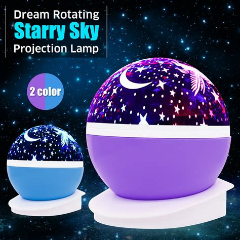 Night Light Projector Led Starry Moon 360 Degree Rotating Cosmos