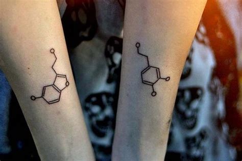 40 Creative Best Friend Tattoos Hative Chemistry Tattoo Science