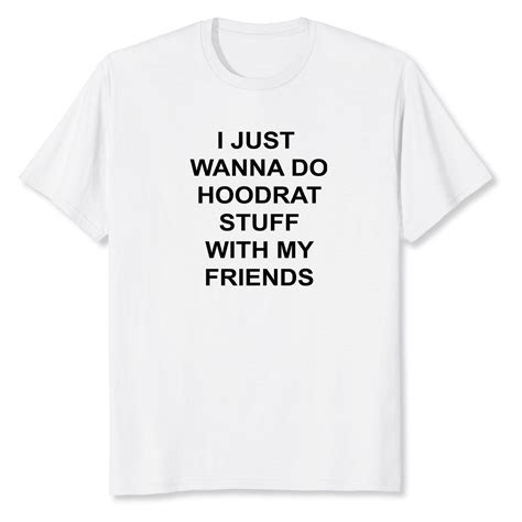 i just wanna do hoodrat stuff with my friends funny t shirt s m l xl 2xl funny tshirts funny