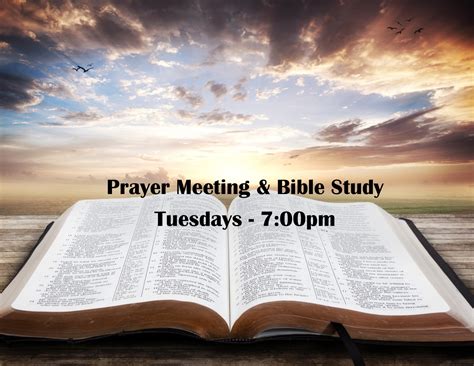 Prayer And Bible Study Mt Moriah Missionary Baptist Church Inc
