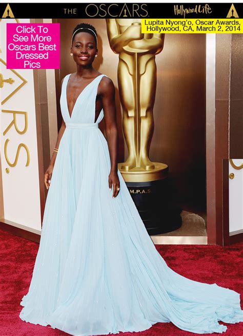 Photos Lupita Nyongos Oscars Dress — Sizzles In A Sexy Prada Gown