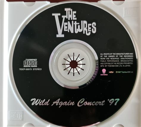 The Ventures Wild Again Concert 97 Japanese Edition Cd Obi Ebay