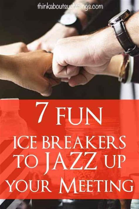 If you think this way about meetings, chances are others do, such as the people you've called together to discuss a vital aspect of the project you're all working on. 7 Fun & Easy Ice Breakers to Jazz Up Your Meeting | Ice ...