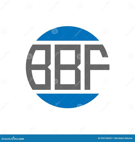 Bbf Letter Logo Design On White Background Bbf Creative Initials