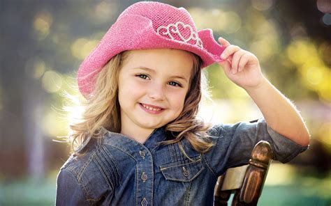 Free Download Little Girls Hats Little Girl Smiling Hat Wallpapers And