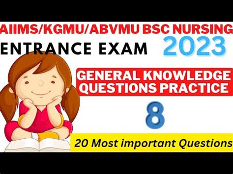 General Knowledge Question Practice For Aiims Kgmu Abvmu Bsc