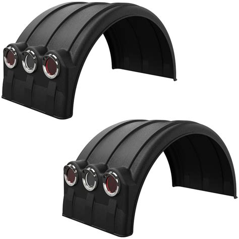 Black Spray Master Poly Truck Fenders For 225 Or 245 Wheels Raney