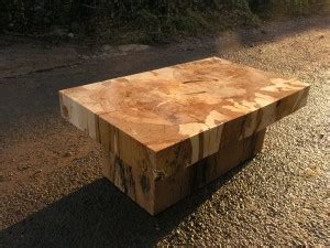This round shape coffee table is made from mango wood and features a smooth wide top that can be used for serving and various decorative purposes. Spalted beech coffee table - edbrooks.com edbrooks.com