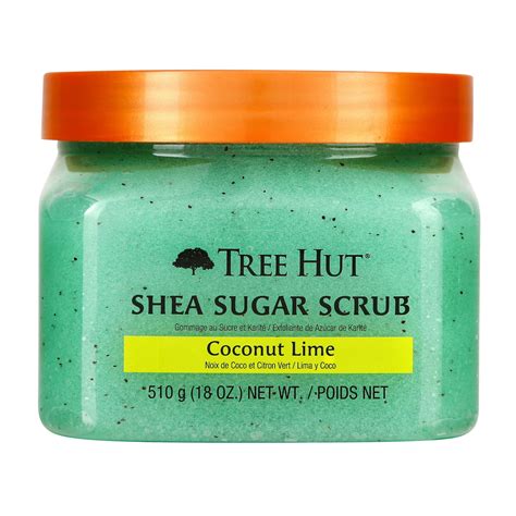 Tree Hut Coconut Lime Shea Sugar Exfoliating And Hydrating Body Scrub
