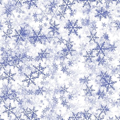 Premium Vector Seamless Snowflake Pattern