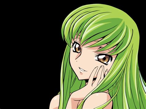 Code Geass Brown Eyes Green Hair Cc Anime Simple