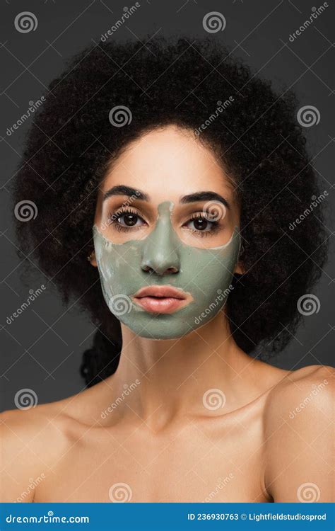 Pretty African American Woman With Naked Stock Image Image Of