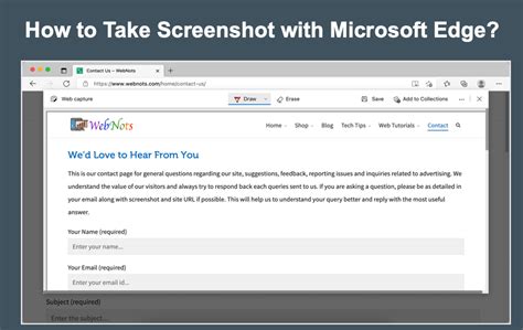 How To Take Screenshot With Microsoft Edge And Add Notes WebNots