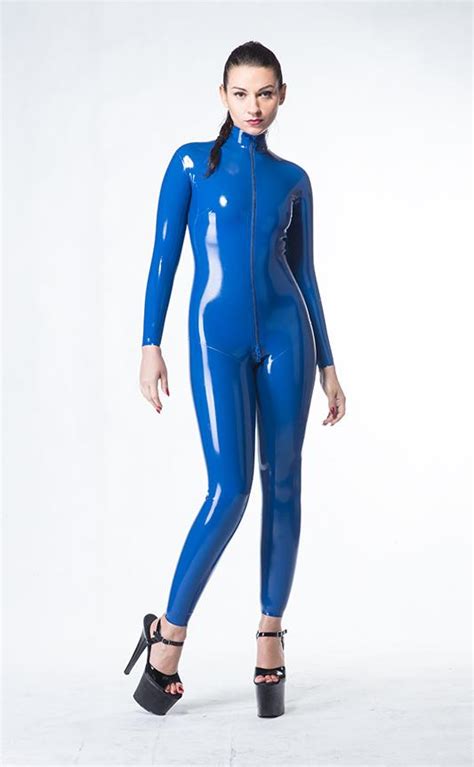 Classic Latex Catsuit Blau Chloriert In 48163 Münster For €17500 For