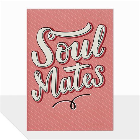 Noted Soul Mate Valentines Day Card Laura Darrington Design
