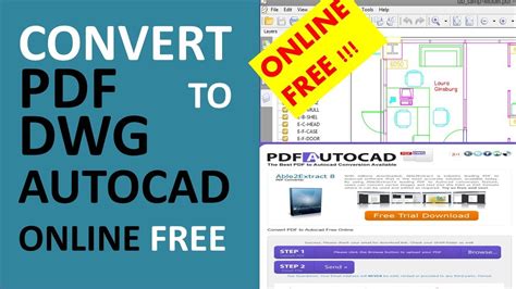 How do i go about it and do i need to download anything extra. How to convert PDF to DWG AutoCAD online free - YouTube
