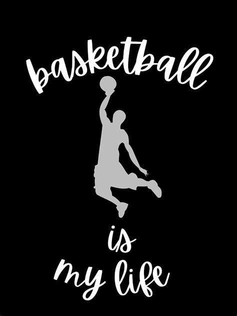Basketball Is My Life Digital Art By Mounirov Design Fine Art America