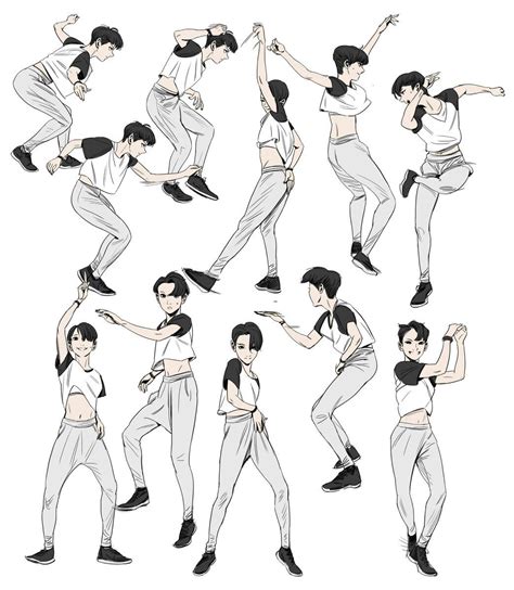 How To Draw Dance Poses At How To Draw