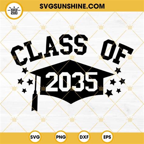 Class Of 2035 Svg Senior Svg 1st Day Of School Svg First Day Of