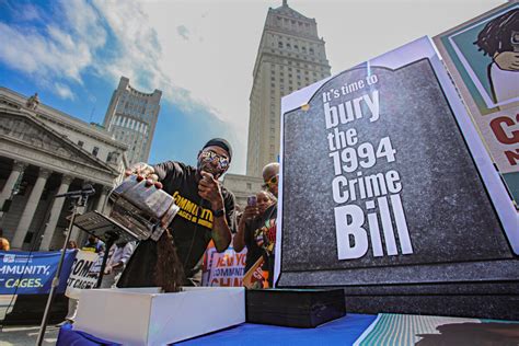 Dead And Buried Mock Funeral Held For 1994 Crime Bill As New York