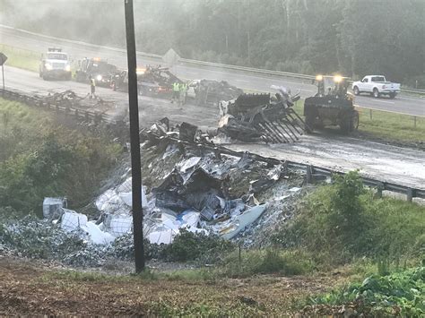 Man Idd In Fatal Fiery I 85 Crash Near Blacksburg