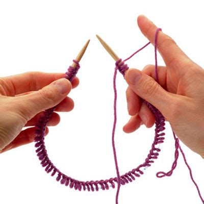 There are many weights of knit fabrics, and each stretches a different amount. Avoid a Gap at the Join in Circular Knitting - dummies