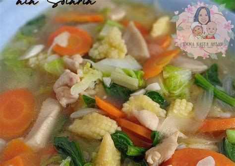 Resep Capcay Kuah Ala Solaria Simple Dan Enak Oleh Siti Khoiriyah