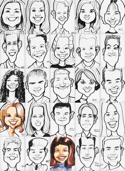How To Draw Caricatures Step By Step Marty Kearney