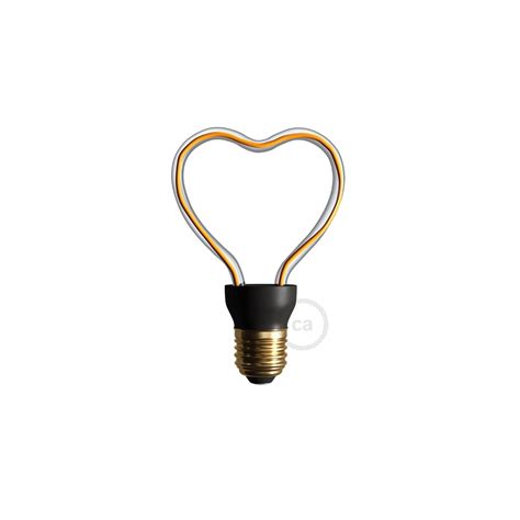 The Heart Bulb Led Art Heart Shaped Light Bulb