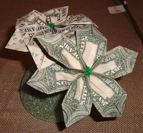 How To Make A Money Origami Flower Bliss Tree
