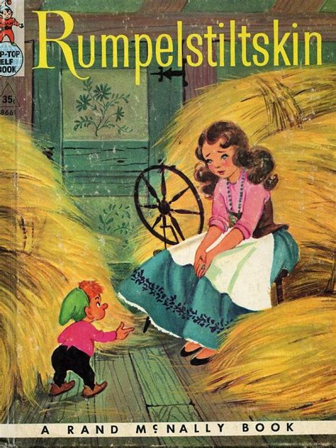 1959 Rumplestiltskin Childrens Book Tip Top Elf Book By Rand Mcnally