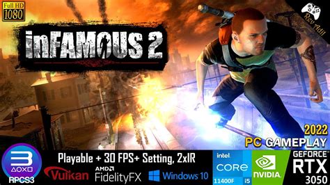 Infamous 2 Pc Gameplay Rpcs3 Full Playable Ps3 Emulator