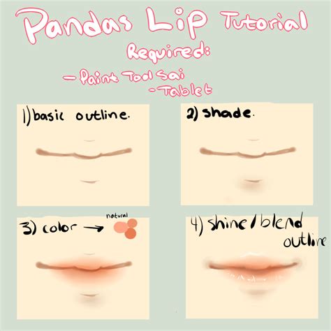 This tutorial explains how to drawing anime and manga style lips in different variations from different views (front, three quarter and side). Shiny Lips Tutorial by AndroidPanda.deviantart.com on ...