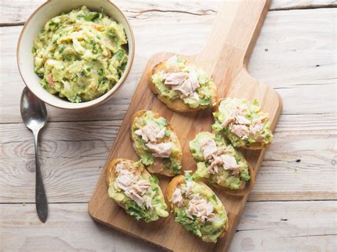 Toasts avocats et thon Recette de Toasts avocats et thon