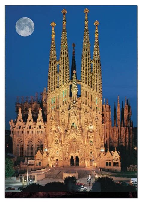 La Sagrada Familia Barcelona Barcellona Spagna Luoghi Cattedrali